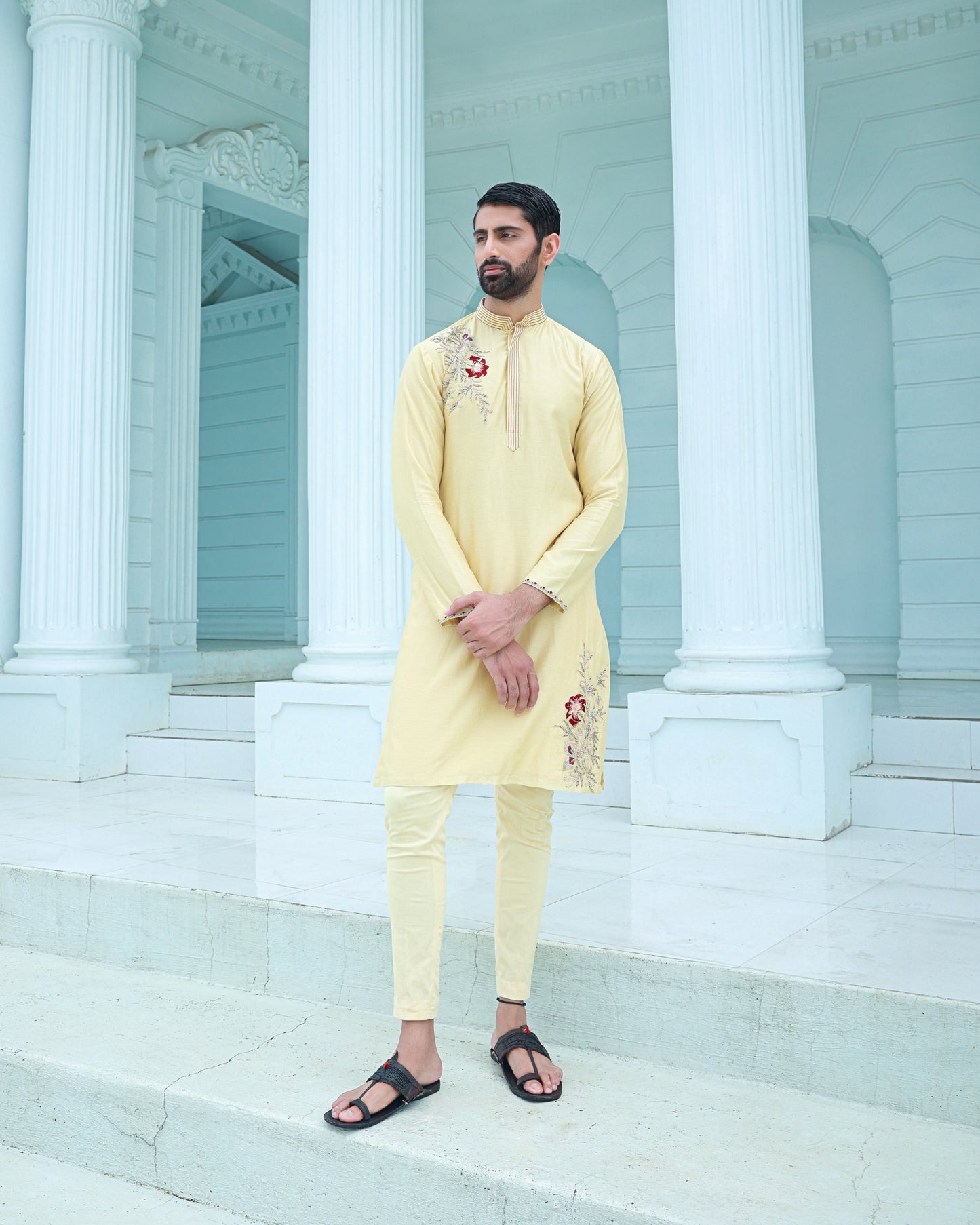 Yellow kurta set