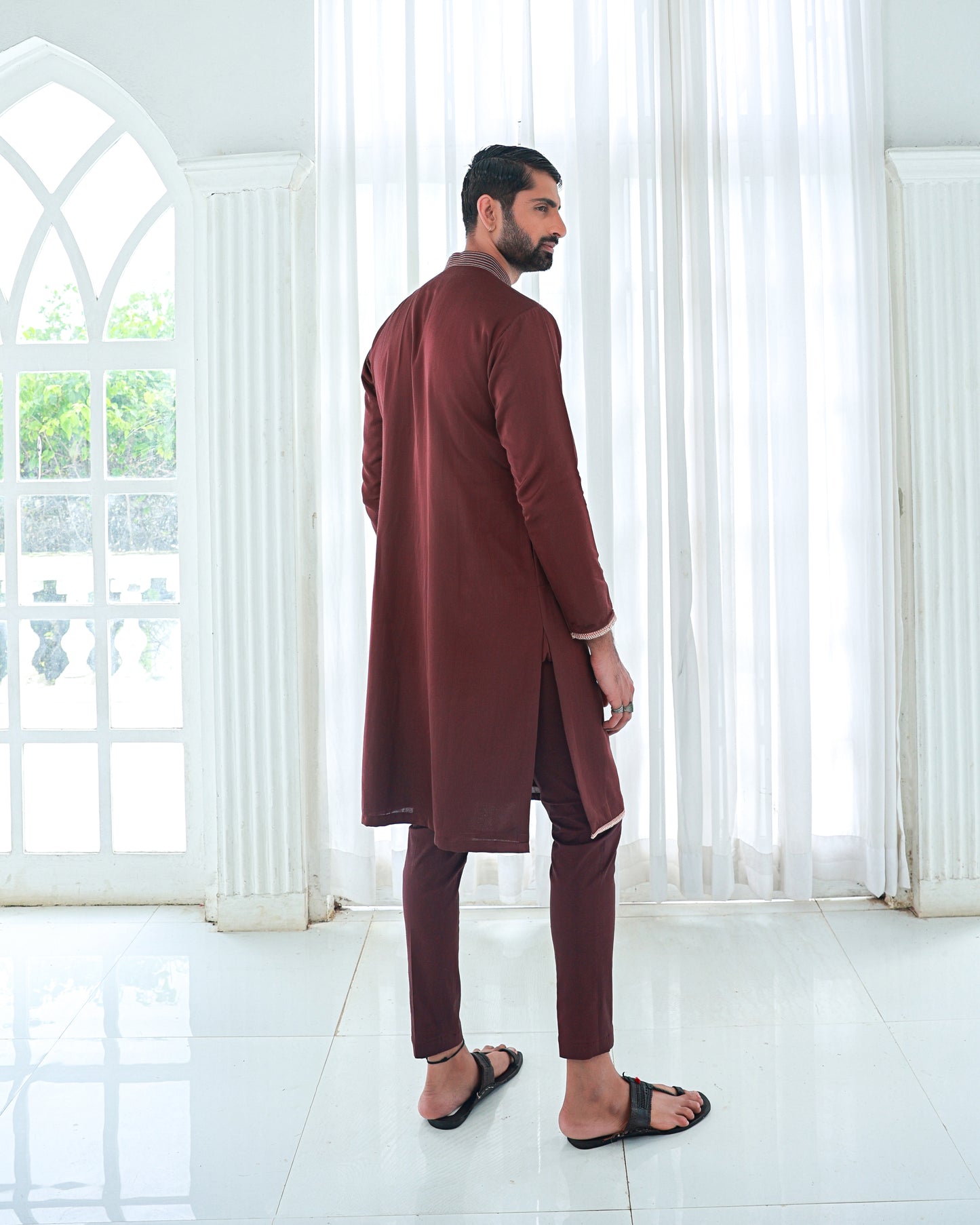 Brown kurta set