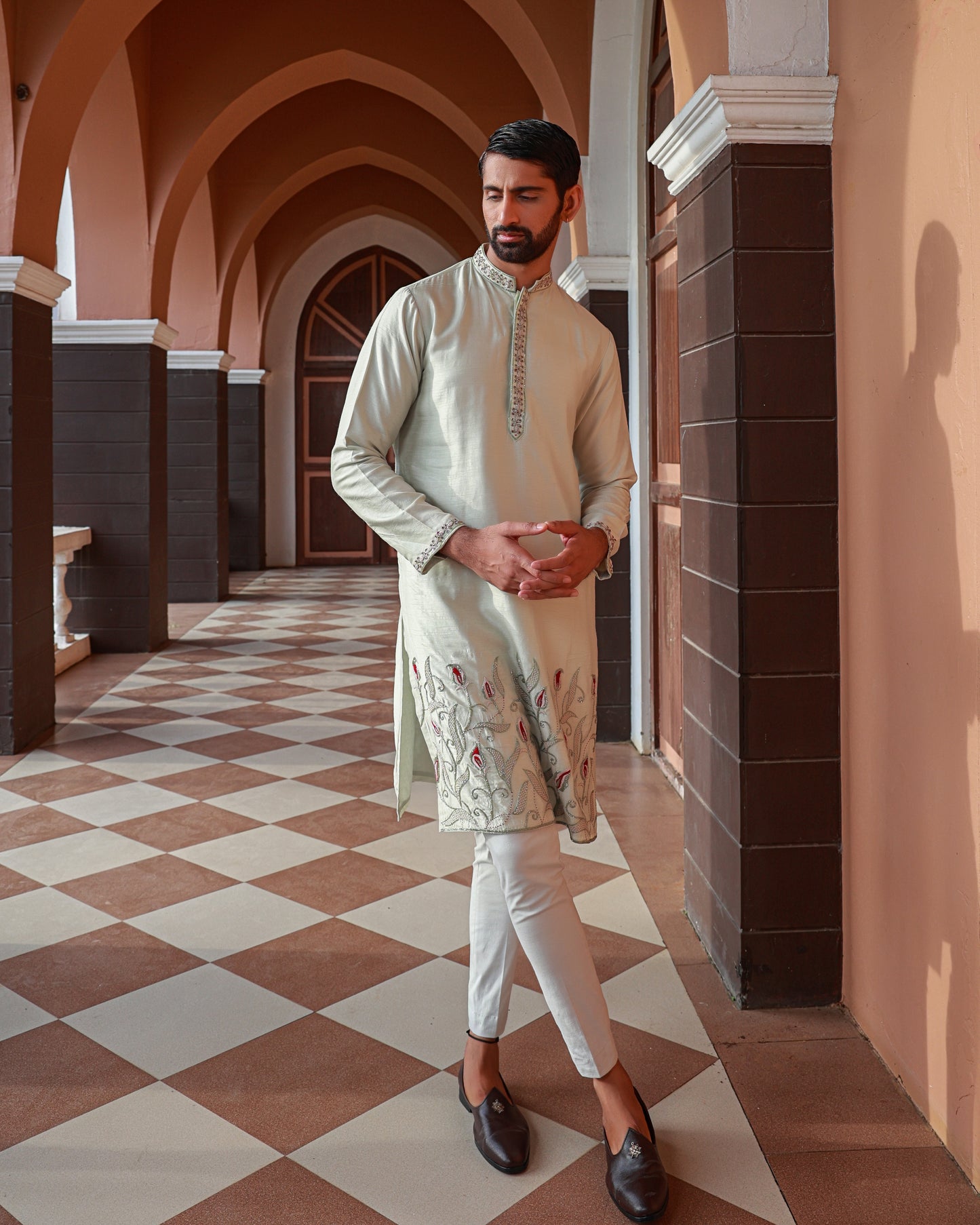 Embroidered Kurta set