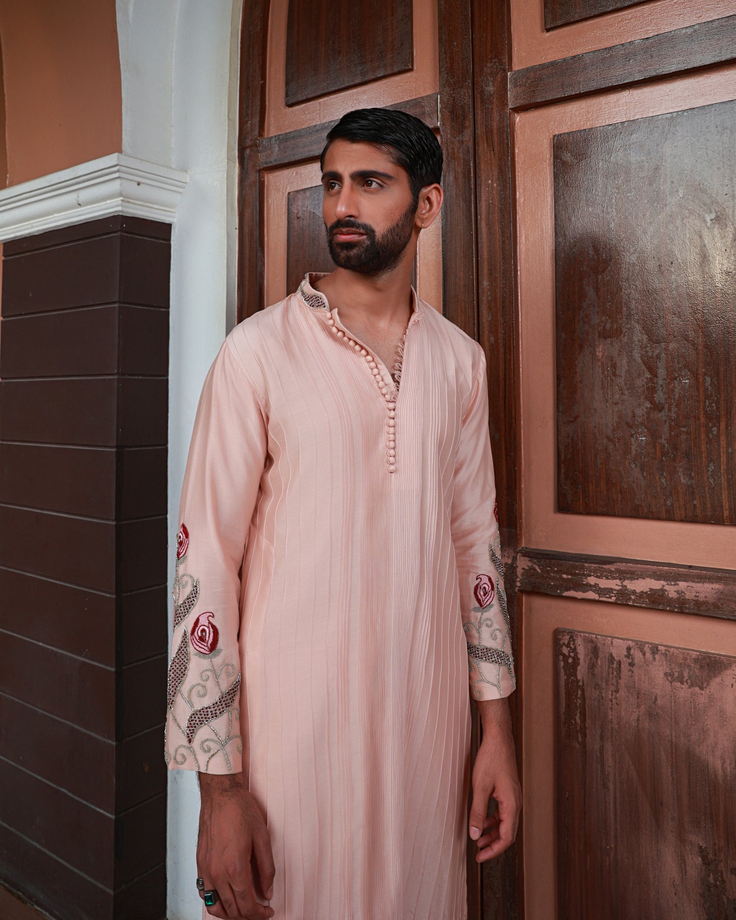 Pink kurta set