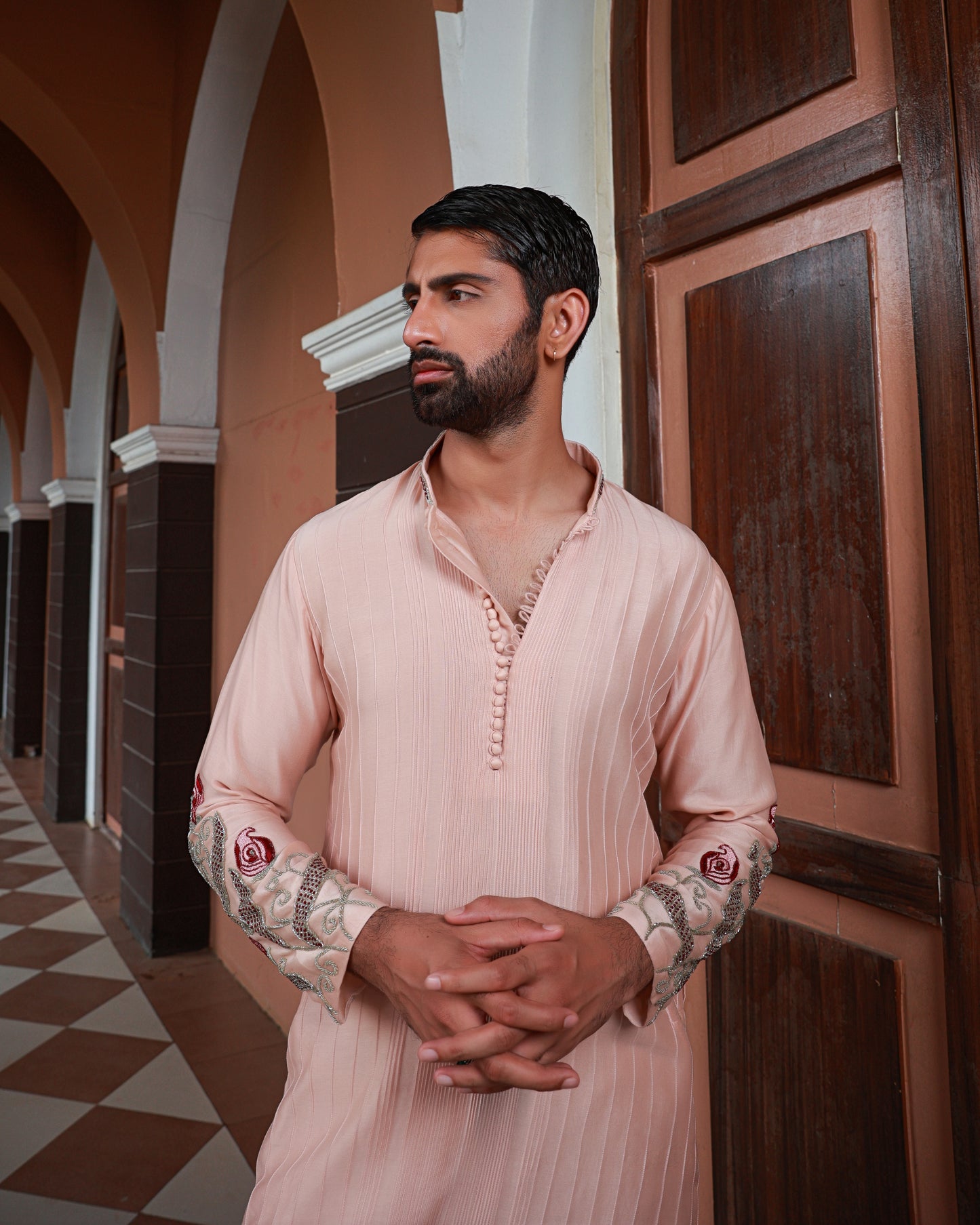 Pink kurta set