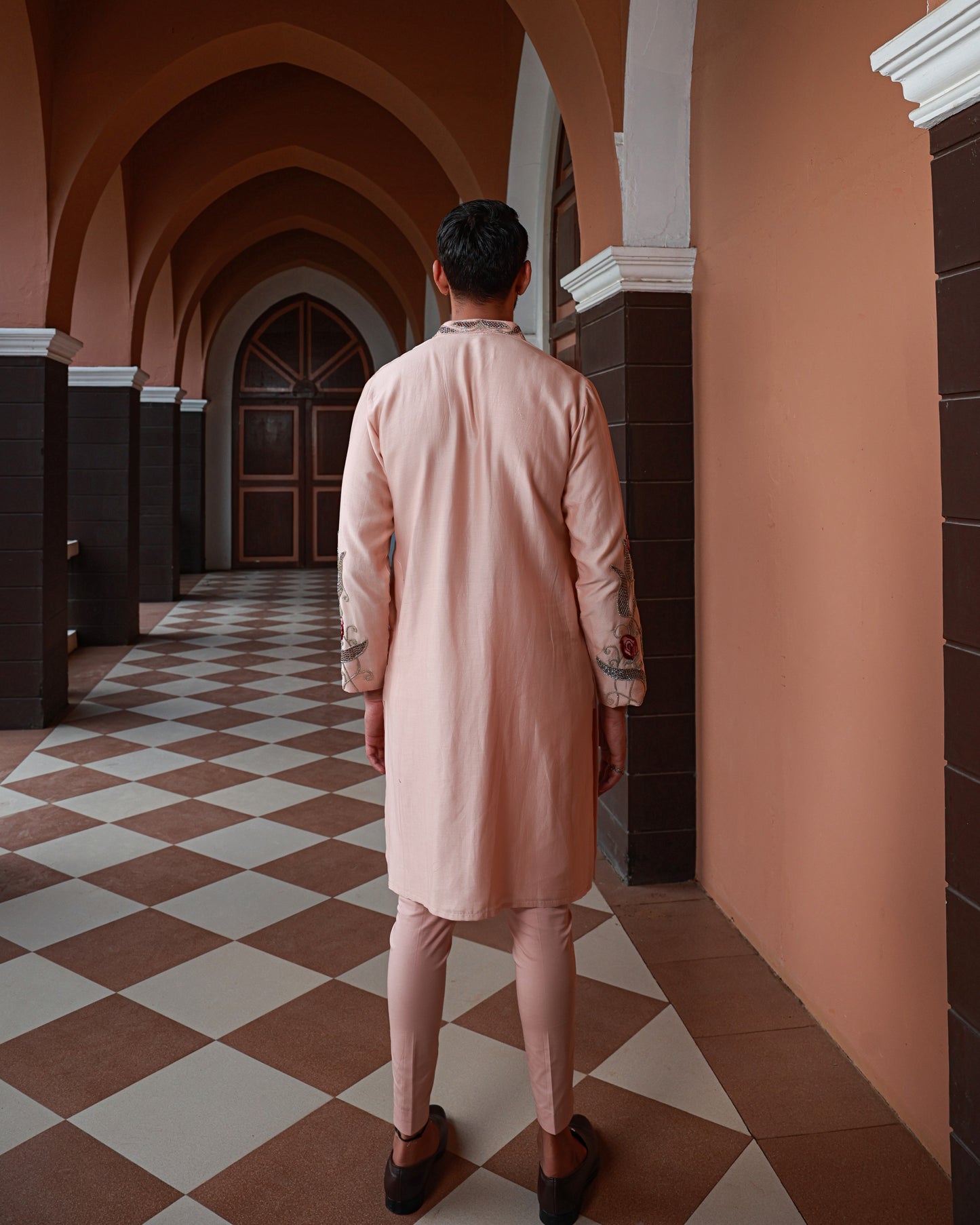 Pink kurta set