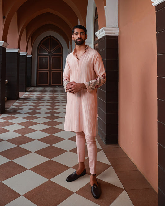 Pink kurta set