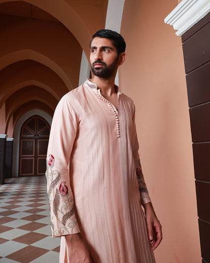 Pink kurta set