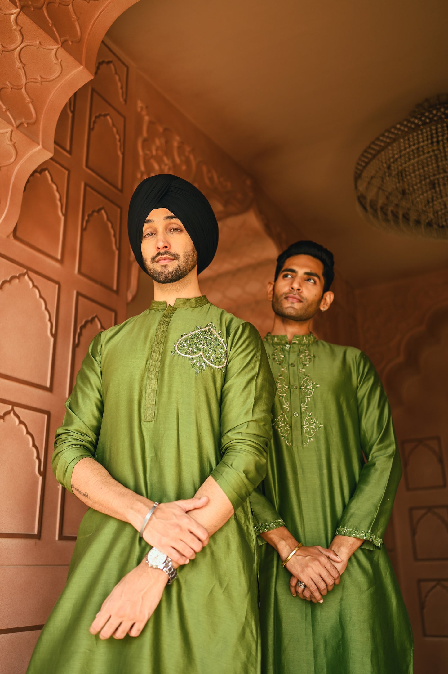 Green Kurta set