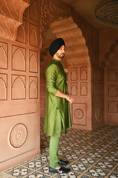 Green Kurta set