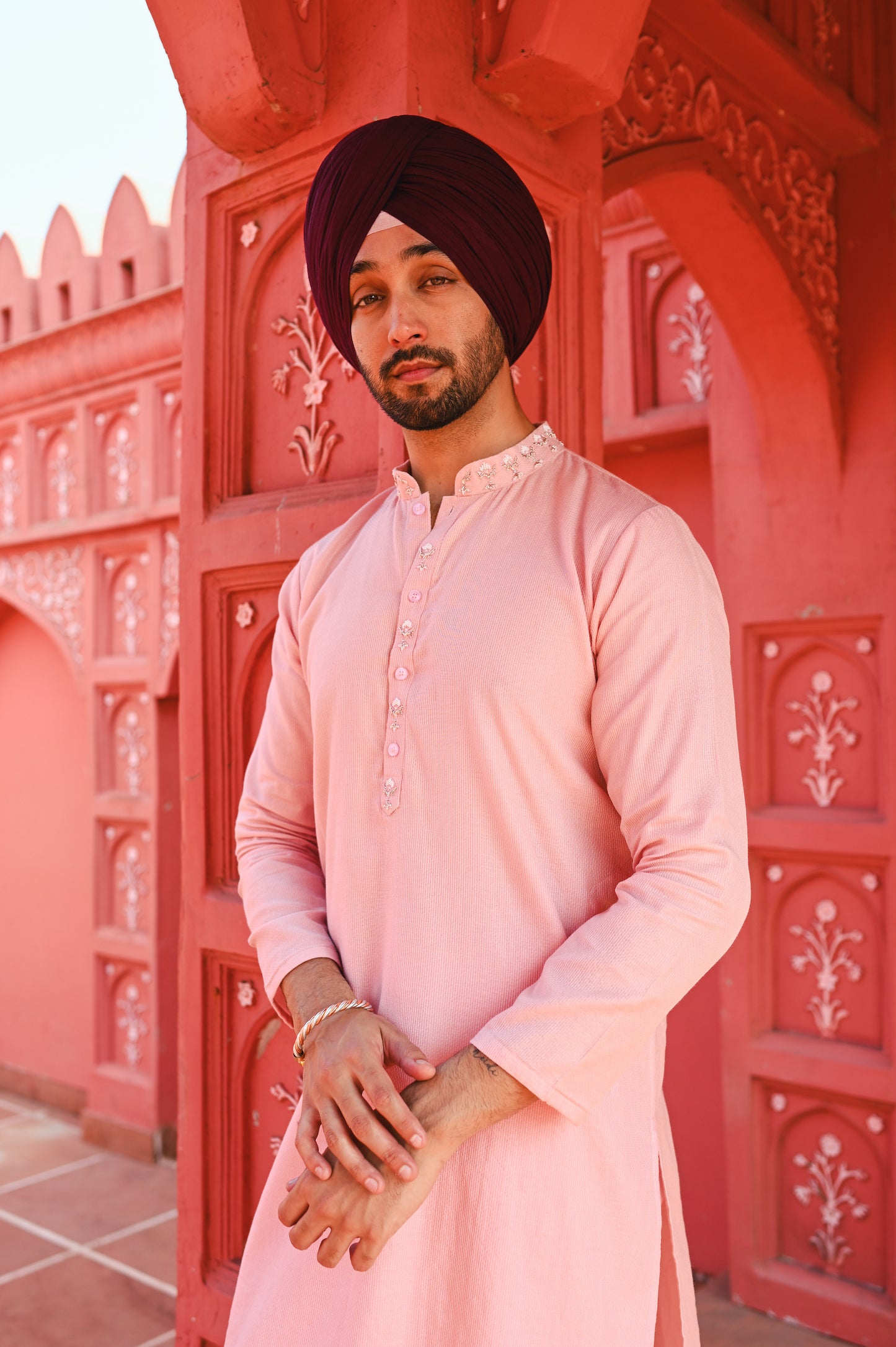 Pink Kurta set