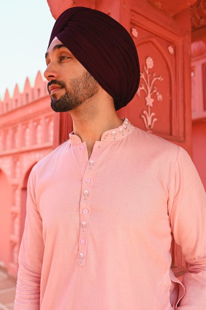 Pink Kurta set