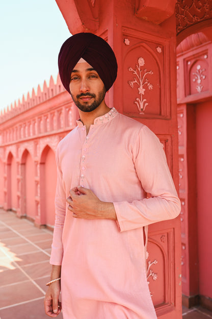 Pink Kurta set