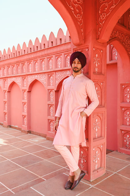 Pink Kurta set