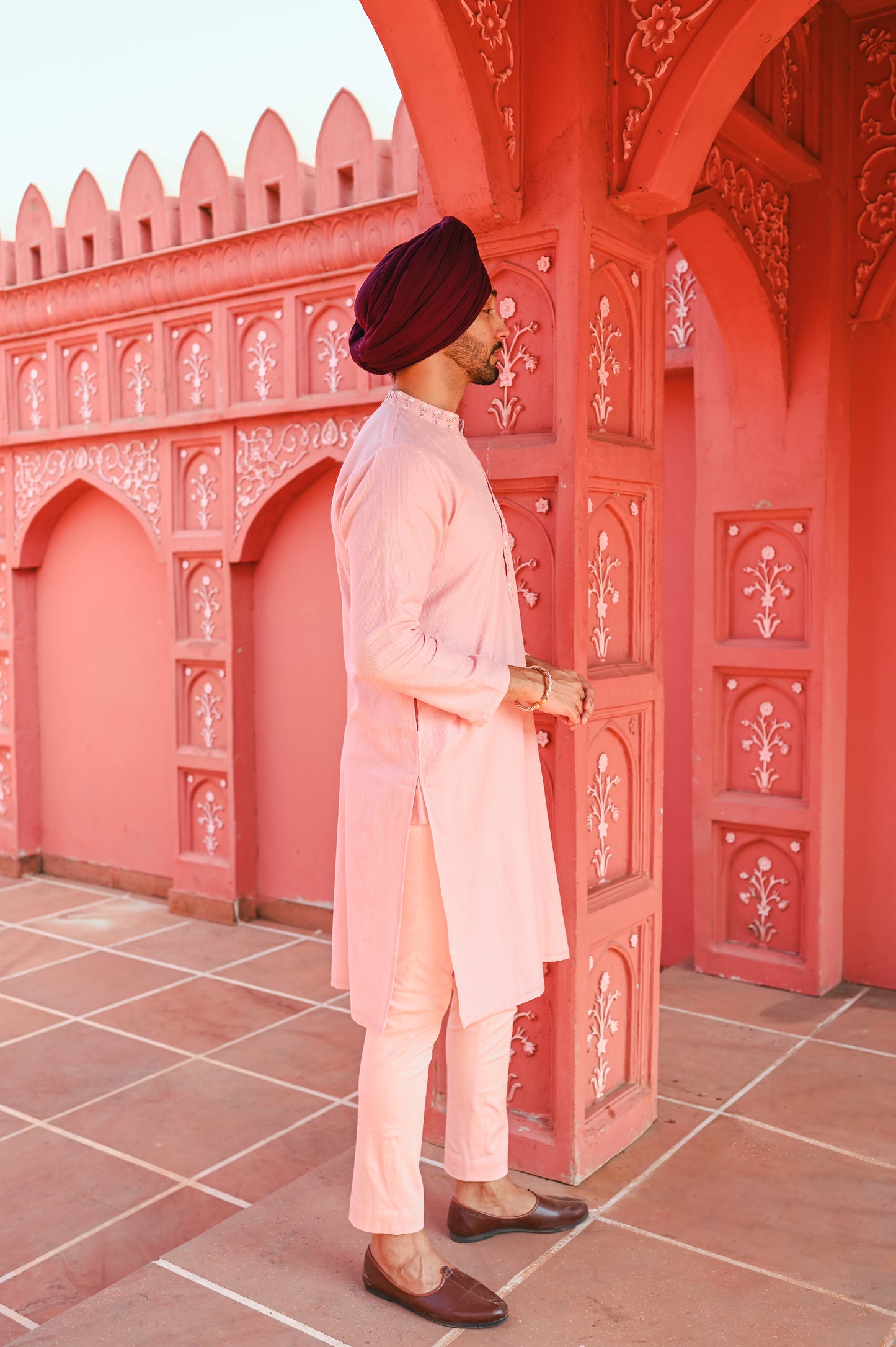 Pink Kurta set